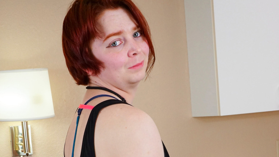 Naughty Sammie In Yoga Outfit!